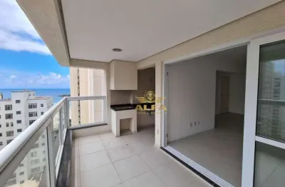 Prédio novo - apartamento com 3 quartos sendo 1 suíte à venda, lazer, 2 vagas de garagem, praia das pitangueiras, guarujá.