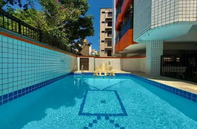 Apartamento com 3 dormitórios à venda, 90 m² por r$ 440.000,00 - tombo - guarujá/sp