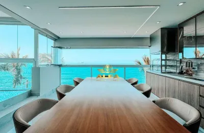 Apartamento de luxo frente ao mar em pitangueiras, guarujá – 3 suítes, varanda gourmet e vista oceânica | alfa imóveis guarujá