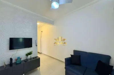 Apartamento reformado à venda na praia das astúrias, guarujá – 2 dormitórios e 1 vaga | alfa imóveis guarujá