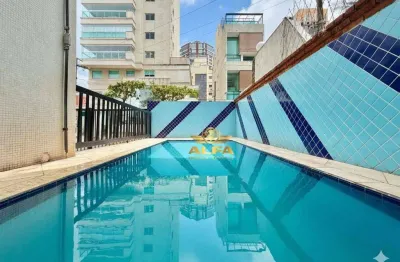 Apartamento reformado 3 dormitórios com sacada na enseada – alfa imóveis guarujá