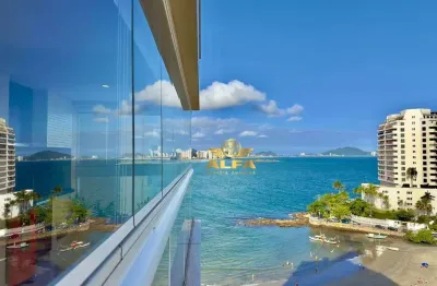 Apartamento frente mar no condomínio beira-mar das astúrias | alfa imóveis guarujá