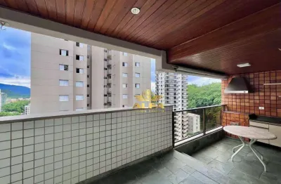 Apartamento com Varanda Gourmet a 1 Quadra do Mar à Venda na Praia das Astúrias – Guarujá