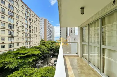 Apartamento Mobiliado com Vista Mar à Venda na Praia das Pitangueiras – 3 Quartos e 2 Vagas | Alfa Imóveis Guarujá