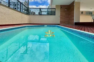Apartamento à Venda na Praia da Enseada, Guarujá, com Sacada e Piscina – Alfa Imóveis Guarujá
