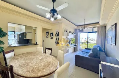 Apartamento à venda na Praia da Enseada, em Guarujá, 2 dormitórios, sacada, ar-condicionado, lazer completo e 1 vaga – Alfa Imóveis Guarujá