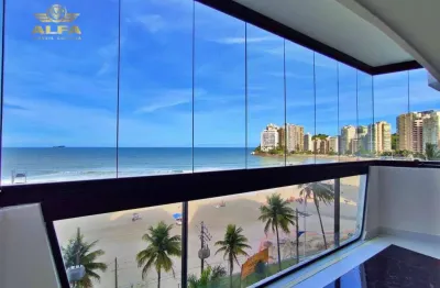 Apartamento com 3 dormitórios à venda, 160 m² por r$ 1.500.000,00 - jardim astúrias - guarujá/sp