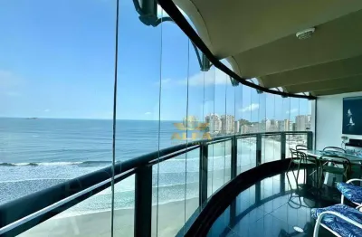 Apartamento com 3 dormitórios à venda, 180 m² por r$ 2.450.000,00 - jardim astúrias - guarujá/sp
