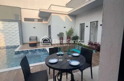 Casa térrea,mobiliada, Condomínio Pau Brasil, Americana-SP