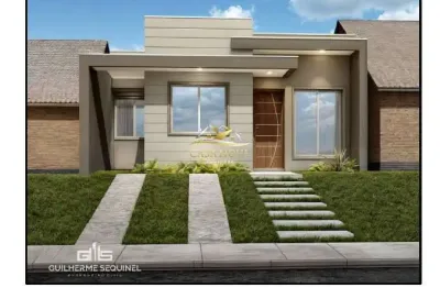 Casa em condomínio fechado com 3 quartos à venda na rua casemiro de abreu, 30, são marcos, campo largo por r$ 385.000