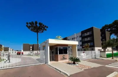 Apartamento com 2 quartos para alugar na rua maria joaquina vaz, 721, jardim itaqui, campo largo por r$ 1.100