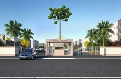 Apartamento com 2 quartos à venda na rua maria joaquina vaz, 721, jardim itaqui, campo largo por r$ 155.000
