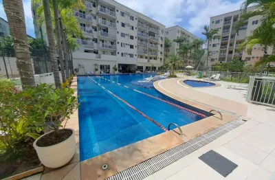 Mais residencial, apartamento 2 quartos - suite - varanda - lazer completo no pechincha.