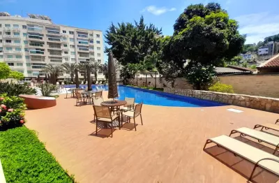 Condomínio bourgogne, apartamento com 3 quartos com suíte à venda, 82m² - freguesia- jacarepaguá