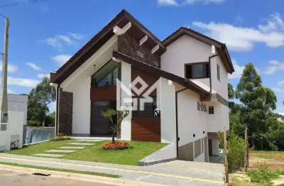 Casa estilo serra com 3 dormitórios à venda em condomínio exclusivo no centro de gravataí