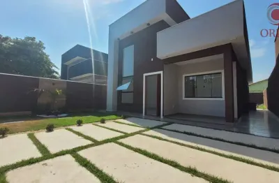 Casa com 3 quartos à venda na Avenida Central, Lote 2, Jardim Atlântico Oeste (Itaipuaçu), Maricá, 114 m2 por R$ 700.000