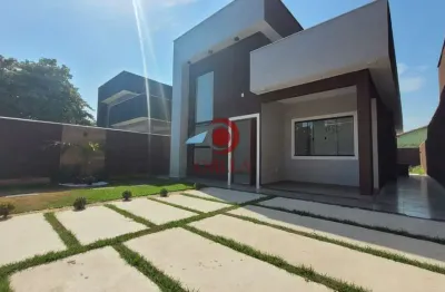 Casa com 3 quartos à venda na avenida central, lote 2, jardim atlântico oeste (itaipuaçu), maricá, 114 m2 por r$ 650.000