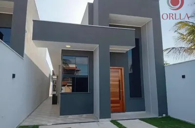Casa com 3 quartos à venda na Rua Florinda Francisca Domingues, Lote 36, Jardim Atlântico Central (Itaipuaçu), Maricá, 113 m2 por R$ 660.000