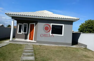 Casa com 3 quartos à venda na rua a, lote 13, jardim atlântico leste (itaipuaçu), maricá, 100 m2 por r$ 550.000