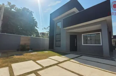 Casa com 3 quartos à venda na Avenida Central, Lote 2, Jardim Atlântico Oeste (Itaipuaçu), Maricá, 114 m2 por R$ 700.000