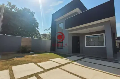 Casa com 3 quartos à venda na avenida central, lote 2, jardim atlântico oeste (itaipuaçu), maricá, 114 m2 por r$ 700.000