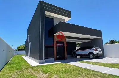 Casa com 3 quartos à venda na rua manoel camilo da silva, lote 18, jardim atlântico leste (itaipuaçu), maricá, 122 m2 por r$ 760.000