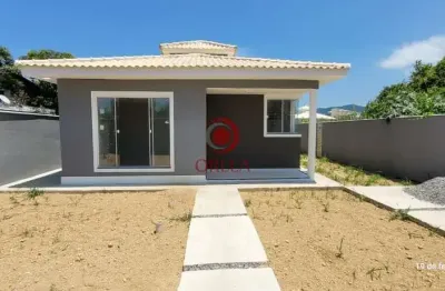 Casa com 3 quartos à venda na rua cinquenta e cinco, lote 40, jardim atlântico central (itaipuaçu), maricá, 89 m2 por r$ 560.000