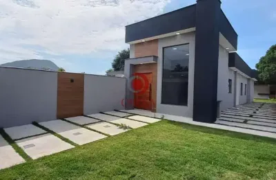 Casa com 3 quartos à venda na rua general emir, lt 17, jardim atlântico oeste (itaipuaçu), maricá, 105 m2 por r$ 770.000