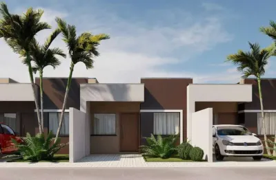 Casa térrea 2/4 no centro de lauro de freitas, a partir r$ 319.000,00