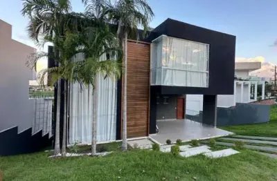 Exclusividade| magnífica casa em alphaville litoral norte 2| 4 suítes| fino acabamento| r$2.000.000,00