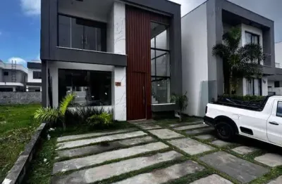 Casa em condomínio fechado com 4 quartos à venda na Rua Sucupió, 22, Abrantes, Camaçari