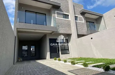 Sobrado com 3 dormitórios à venda, 129 m² por r$ 990.000,00 - iguaçu - araucária/pr