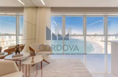 Apartamento 3 suítes  frente mar, pronto para morar em balneário camboriú- padrão fg