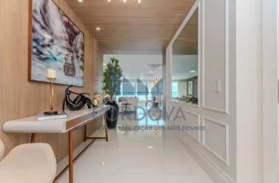 Apartamento luxuoso à venda,  de balneário camboriú-sc  4 suítes, 3 salas, 6 vagas de garagem, 598m²  mobiliado, decorado e equipado  frente ao mar