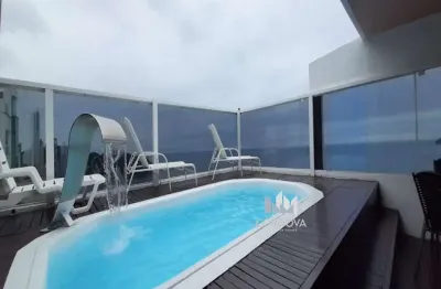 Locação temporada frente mar | cobertura duplex com piscina