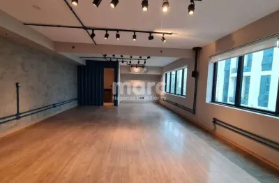 Sala comercial para alugar na avenida macuco, 726, moema, são paulo, 90 m2 por r$ 7.000