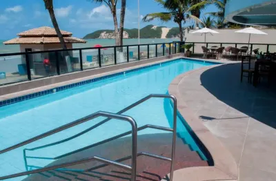 Frente mar no kings flat: duas unidades mobiliadas com sacada e varanda generosa