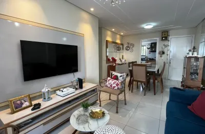 Apartamento reformado no residencial cádiz, com 3/4 e varanda integrada | barro vermelho - natal