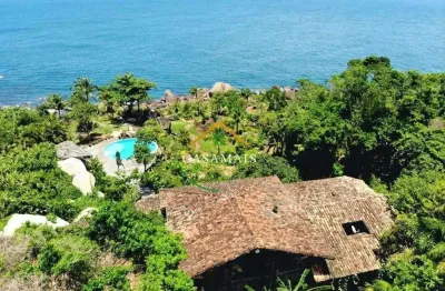 Casa em condomínio fechado com 5 quartos à venda na governador mário covas júnior, 11986, flechas, ilhabela por r$ 12.000.000