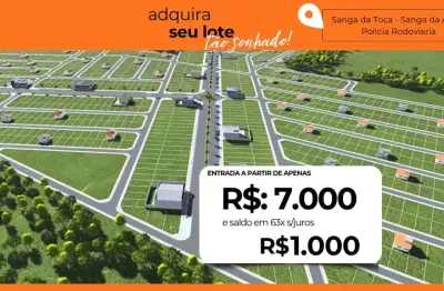 Terreno à venda na Avenida Getúlio Vargas, Sanga da Areia, Araranguá