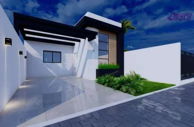 Casa com suíte e dois quartos no loteamento joão gelinski - imóvel em finalização