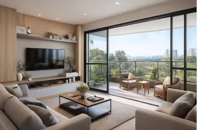 Apartamento em condomínio clube com vista privilegiada jardim aurora