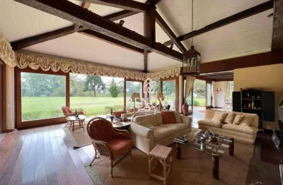 Casa estilo sítio com quatro quartos à venda, 516 m² por r$ 4.000.000 - quebra frascos - teresópolis/rj