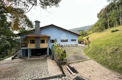 Casa com quatro quartos à venda, 350 m² por r$ 2.400.000 - quebra frascos - teresópolis/rj