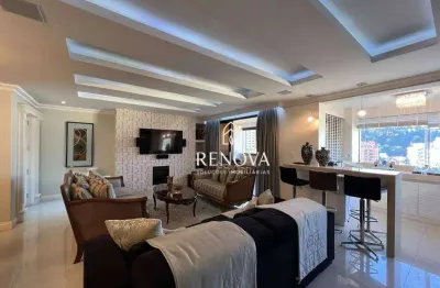 Apartamento com quatro quartos à venda, 256 m² por r$ 2.695.000 - agriões - teresópolis/rj