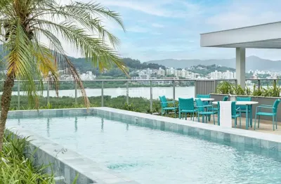 Apartamento com 3 quartos à venda na estrada haroldo soares glavan, 795, cacupé, florianópolis por r$ 1.194.643