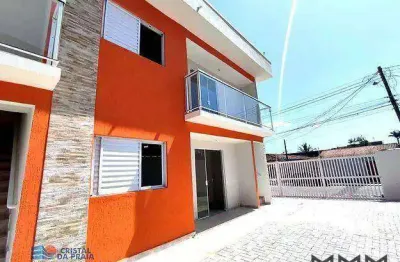 Village com 2 dormitórios à venda, 55 m² por r$ 350.000,00 - vista linda - bertioga/sp