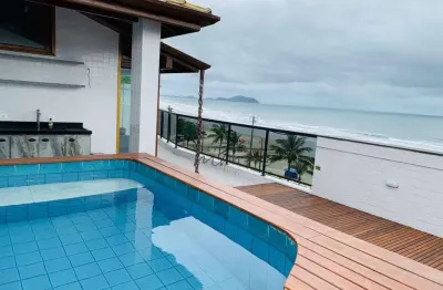 Cobertura com 4 dormitórios à venda, 222 m² por r$ 2.150.000,00 - centro - bertioga/sp