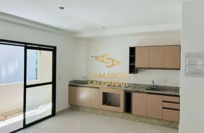 Apartamento com 1 suite, 51,16m² , próximo Federal por R$ 2.500/mês - Parque das Nações - Santo André/SP