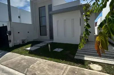 Casa térrea moderna com área gourmet e 3 dormitórios no condomínio Cidade Jardim II, com segurança